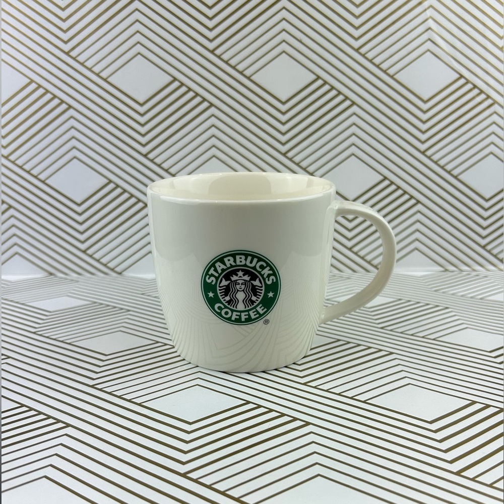NWT STARBUCKS 2008 BONE CHINA COFFEE TEA MUG CUP SIREN MERMAID LOGO NEW 3.5”